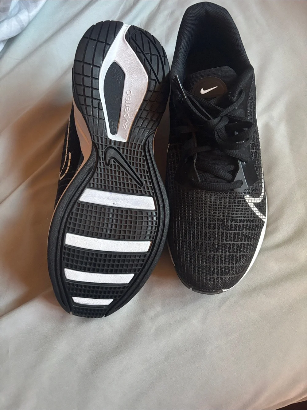 Nike women’s black athletic training shoes size 8.5 NEVER WORN
